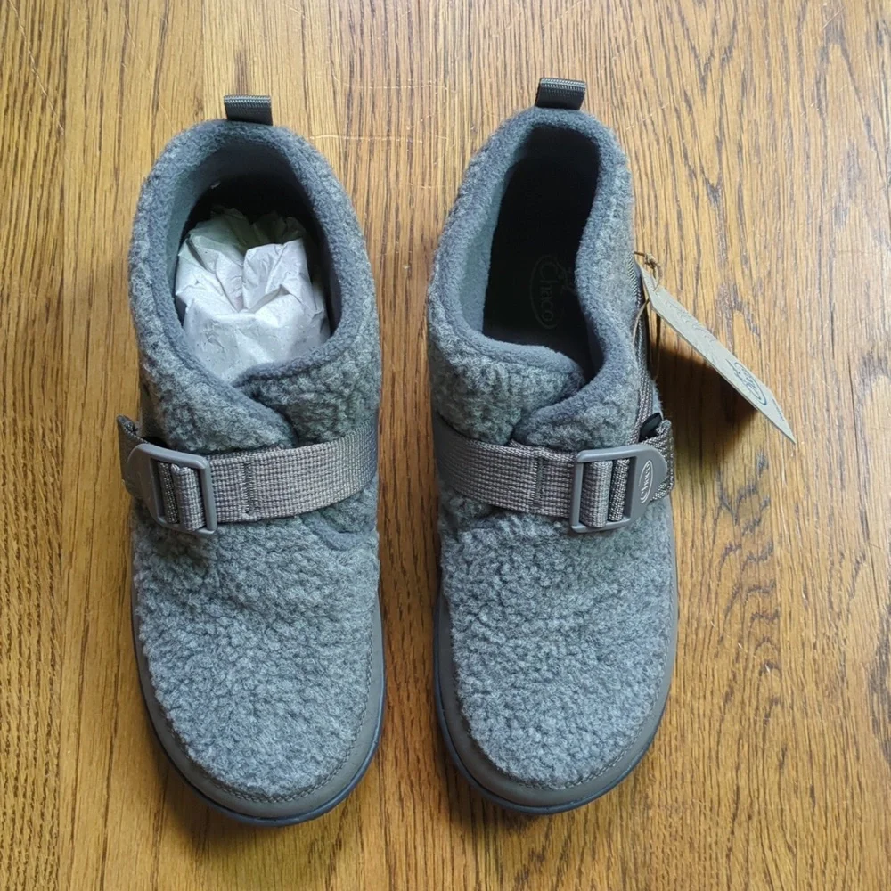 NIB Chaco Ramble Fluff Bootie Light Grey Color Kids Size 5